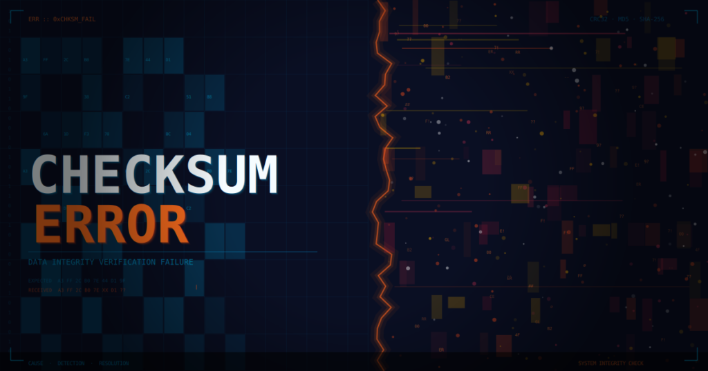 checksum error