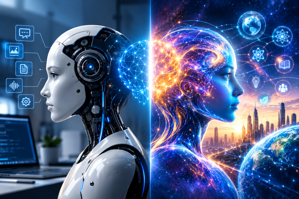 Artificial Intelligence vs. Superintelligence